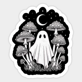 Spooky Mystical Forest Design Sticker